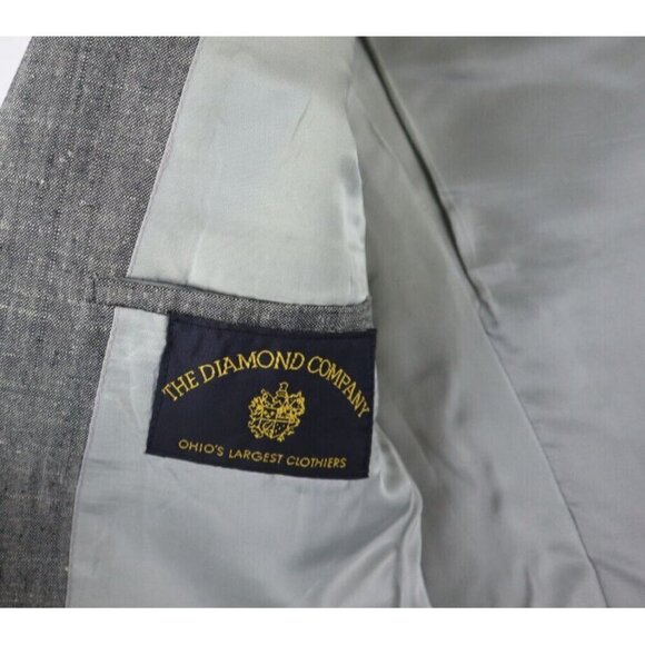 Paul St. James Men's Blazer Jacket Gray Two Button Size 39S - Picture 4 of 8